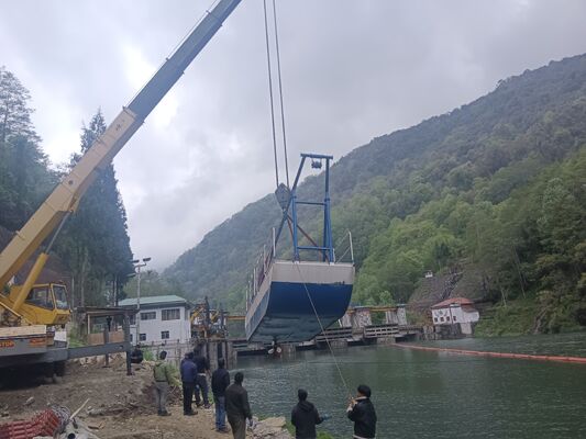 Customized Electricity Jet Suction Dredger 20m Dredging Depth