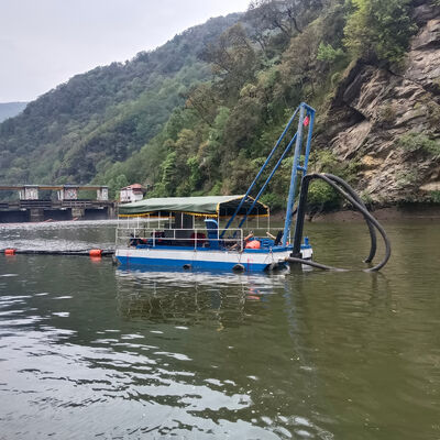 Electric Power Jet Suction Dredger with Sand Screening Machine and 20 m Dredging Depth