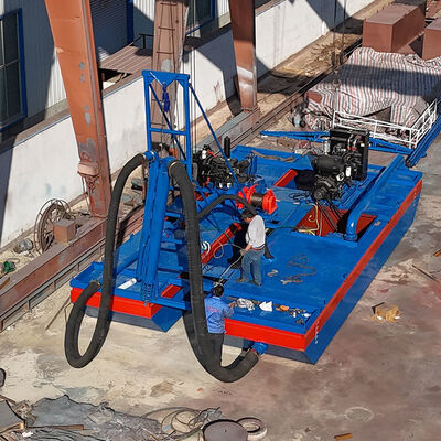 Electric Power Jet Suction Dredger with Sand Screening Machine and 20 m Dredging Depth