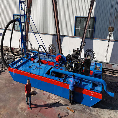 Electric Power Jet Suction Dredger with Sand Screening Machine and 20 m Dredging Depth