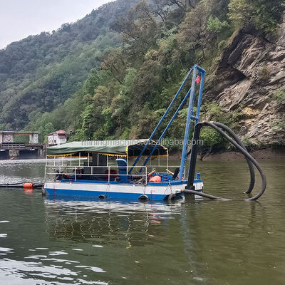 Electric Power Jet Suction Dredger with Sand Screening Machine and 20 m Dredging Depth