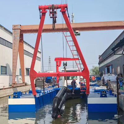 Keda Diesel Engine Jet Suction Dredger with 20m Dredging Depth and Video Technical Support
