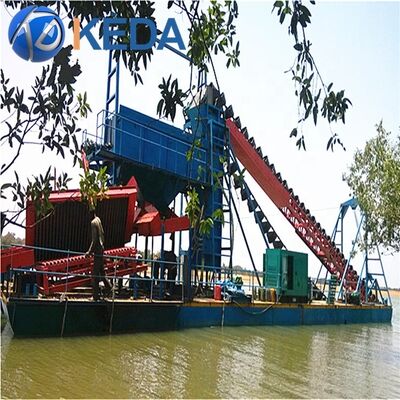 JC-4000 Ladder Winches Bucket Chain Dredger for Gold Dredging