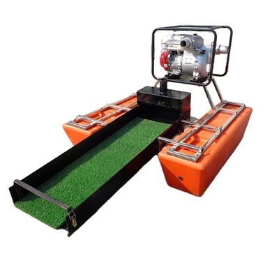 Pontoon Mini Gold Mining Dredger with Sand Suction Pump / Honda Engine
