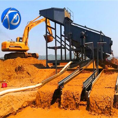 Diesel Engine Mobile Portable Gold Trommel Wash Plant for High Efficiency Gold Mining