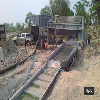 Diesel Engine Mobile Portable Gold Trommel Wash Plant for High Efficiency Gold Mining