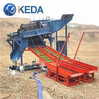 Diesel Engine Mobile Portable Gold Trommel Wash Plant for High Efficiency Gold Mining