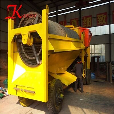 100Tph Mobile Gold Wash Plant with 8300*2400*4700 Dimension and 8000 KG Weight for Efficient Gold Mining