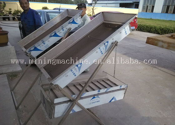 Stainless Steel Gold Dry Washer 1350x550x1500 mm for Alluvial Gold Washing