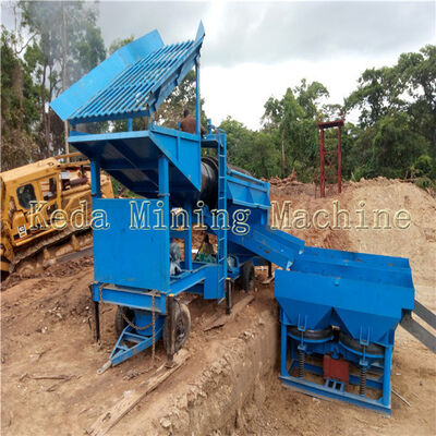 High Efficiency Jig Separator with 98% Production Capacity 3000 KG Weight and 6-25mm Feed Size for Gold Mining