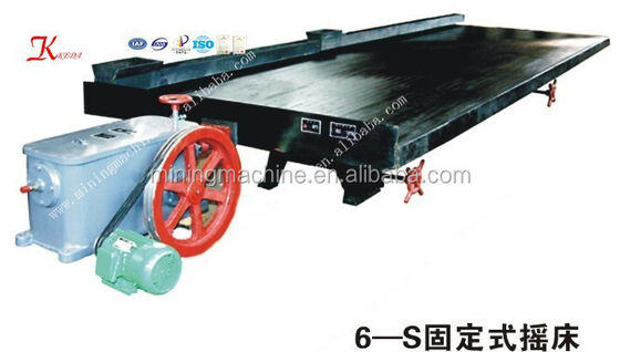 Gold Separating Machine Shaking Table with 220V/360V Voltage 7000x2000x3000mm Dimension and 30-50 t/h Processing Capacity