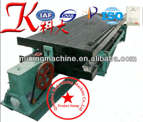 Mobile 92% Production Capacity Shaking Table with 220V Voltage and 200 KG Weight for Gold Concentration