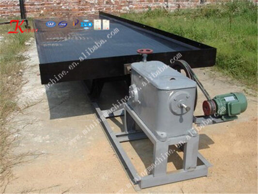 Mobile 92% Production Capacity Shaking Table with 220V Voltage and 200 KG Weight for Gold Concentration
