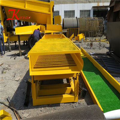 Gold Mining Sluice Box with 2kw Working Power 20mm Material Grain Size and 20 m3/h Capacity for Alluvial Gold Mining