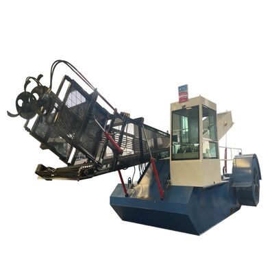Diesel Engine Weed Harvester Machine 75kw for Aquatic Weed Cutting