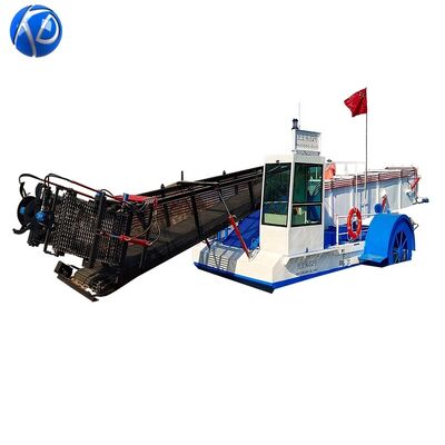 Automatic Aquatic Weed Harvesting Machine 3km/h for Waterway Cleaning