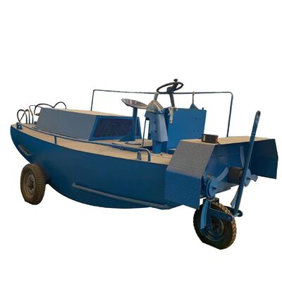 3-15 HP Aquatic Weed Harvester with 1.5m Cutting Width and 30-50cm Cutting Depth for Efficient Lake Weed Removal