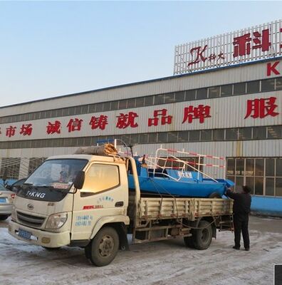 2024 Diesel Engine Driven Aquatic Weed Harvester with 1.5m Cutting Width 30-50cm Cutting Depth and 39kw Power for Water Grass Removal