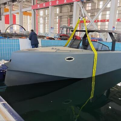 High Speed Tourist Aluminum Alloy Boat 8.6m Length with Bedroom Toilet