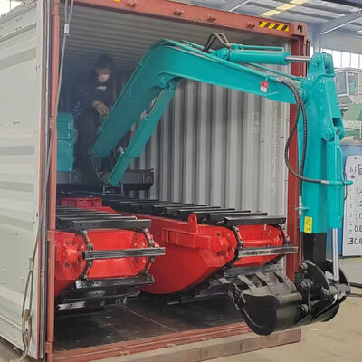 KEDA Q355B Reinforced Steel Amphibious Dredger With 40Cr Hard Wearing Steel