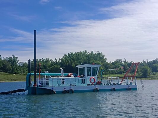 Diesel Cutter Suction Dredger Mud Dredger 6inch 500m3/h for River Sand Cleaning
