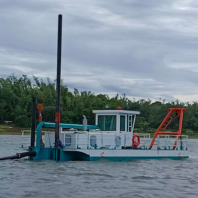 KEDA 6inch 500m3/h Diesel Power Cutter Suction Dredger Sand Dredging Machine for River and Lake Dredging