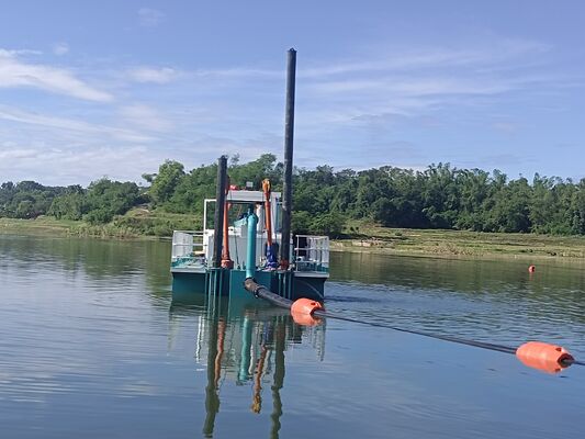 KEDA 6inch 500m3/h Diesel Power Cutter Suction Dredger Sand Dredging Machine for River and Lake Dredging