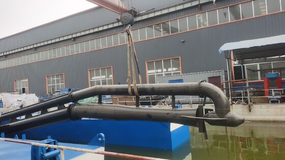 River Sea Diesel Jet Suction Dredger Customized Low Noise with Spacious Cabin