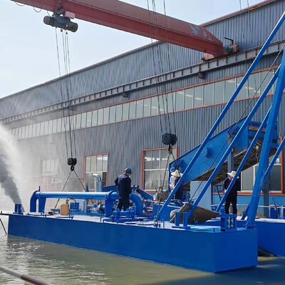 Diesel Jet Suction River Dredging Machine with Long Distance Pump