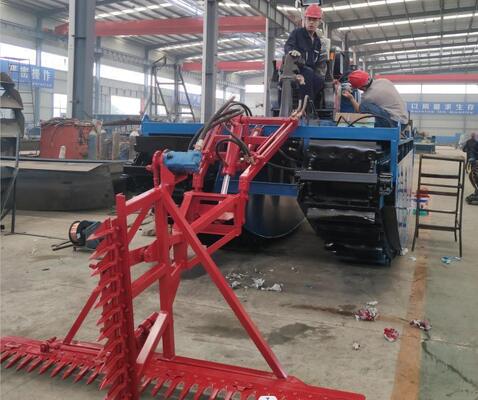 Multifunctional Amphibious Dredger with Hydraulic Track Drive Marine Steel Construction