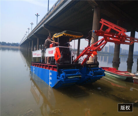 Multifunctional Amphibious Dredger with Hydraulic Track Drive Marine Steel Construction