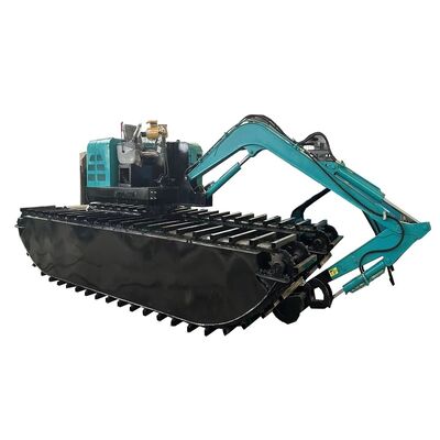 Energy Mining Amphibious Excavator 150cm Draught 500m3/h Working Capacity