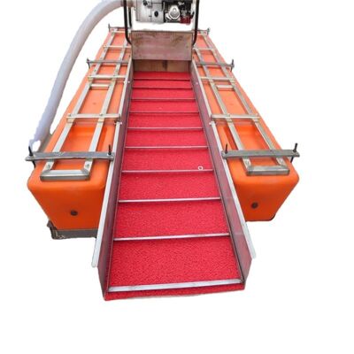 Gold Mining Mini Dredger Diesel Powered with Screw Wheeled Sand Washer