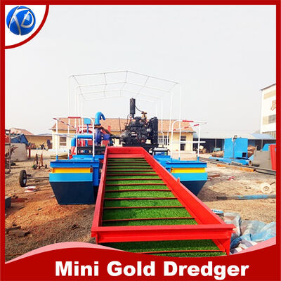 20m Life Head Mini Portable Dredger 300KG 33m3/h Water Flow for Gold Mining