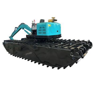 15m Dredging Depth Amphibious Dredging Machine 130kw With 700m³/H Working Capacity