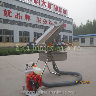 90% Efficiency 30 KG Weight 220/380v Voltage Gold Mining Dry Washer for Arid Regions