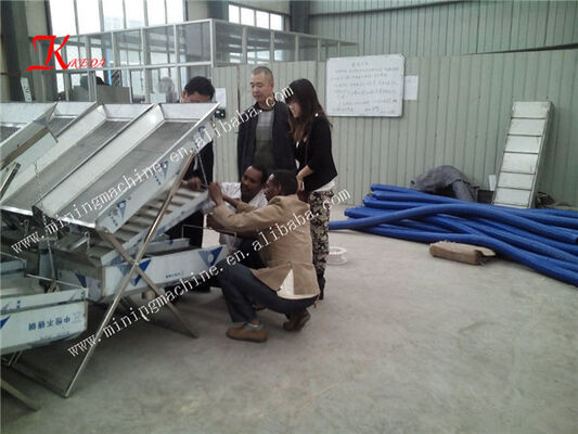 90% Efficiency 30 KG Weight 220/380v Voltage Gold Mining Dry Washer for Arid Regions