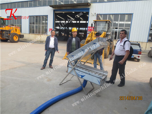 90% Efficiency 30 KG Weight 220/380v Voltage Gold Mining Dry Washer for Arid Regions