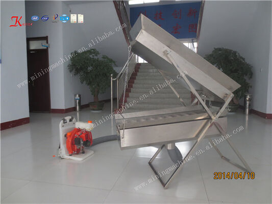 90% Efficiency 30 KG Weight 220/380v Voltage Gold Mining Dry Washer for Arid Regions