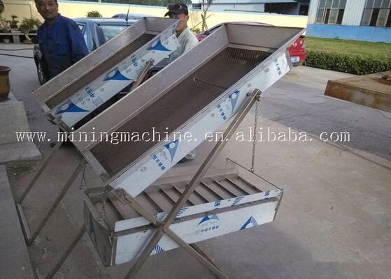 Portable Stainless Steel Gold Dry Washer 1-3t/H For Alluvial Gold Washing