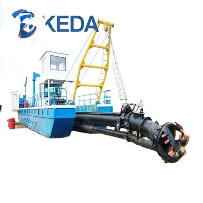 8 Inch Hydraulic River Sand Dredger CSD200 Small Cutter Suction Dredging with Pump Engine
