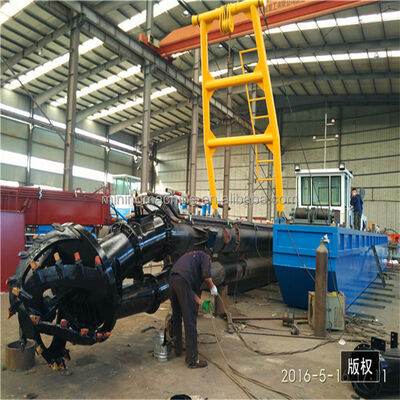 8 Inch Hydraulic River Sand Dredger CSD200 Small Cutter Suction Dredging with Pump Engine