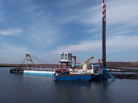Small Csd200 Head Cutter Suction Dredger Ships 40000 KG Capacity 8 Inch