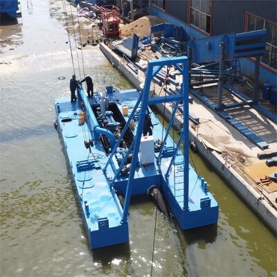 Sand Pumping Diesel Jet Suction Dredger with Self Propulsion System