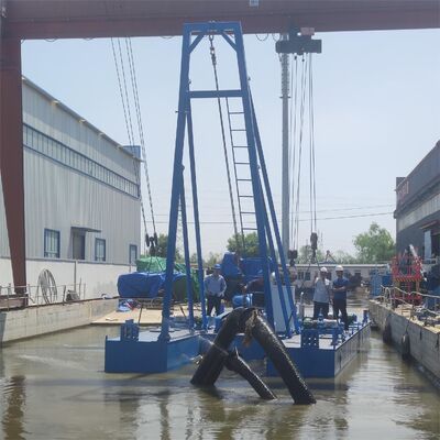 Sand Pumping Diesel Jet Suction Dredger with Self Propulsion System