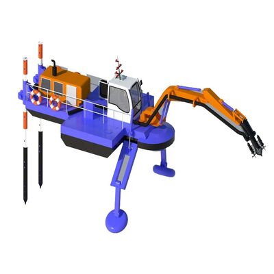 Multifunctional Amphibious Dredger with Self Propulsion Corrosion Resistant Hull
