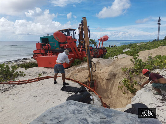 Diesel Amphibious Excavator 400m3/h for River Lake Sand Dredging