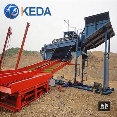 50mm Inlet / Outlet Mini Dredger 33m3/h Water Flow 5hp Total Power for Gold Mining