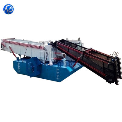 2.6m Harvesting Width Aquatic Weed Harvester with 24 Hour Continuous Working Ability and 4 Layers Anti-Rust Marine Paint