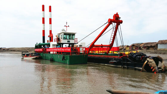 16 Inch Cutter Suction Dredger for Small Gold Extraction Diesel Powered Chain